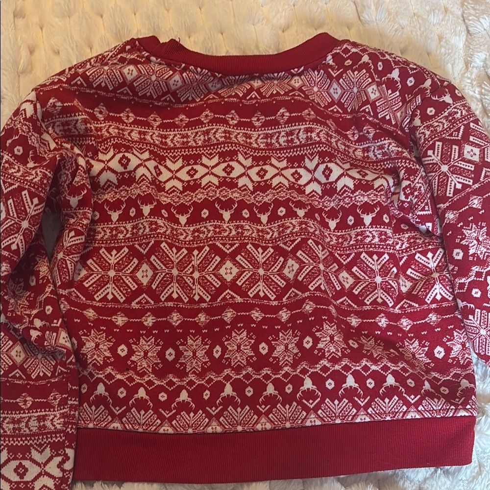 women’s red christmas sweater